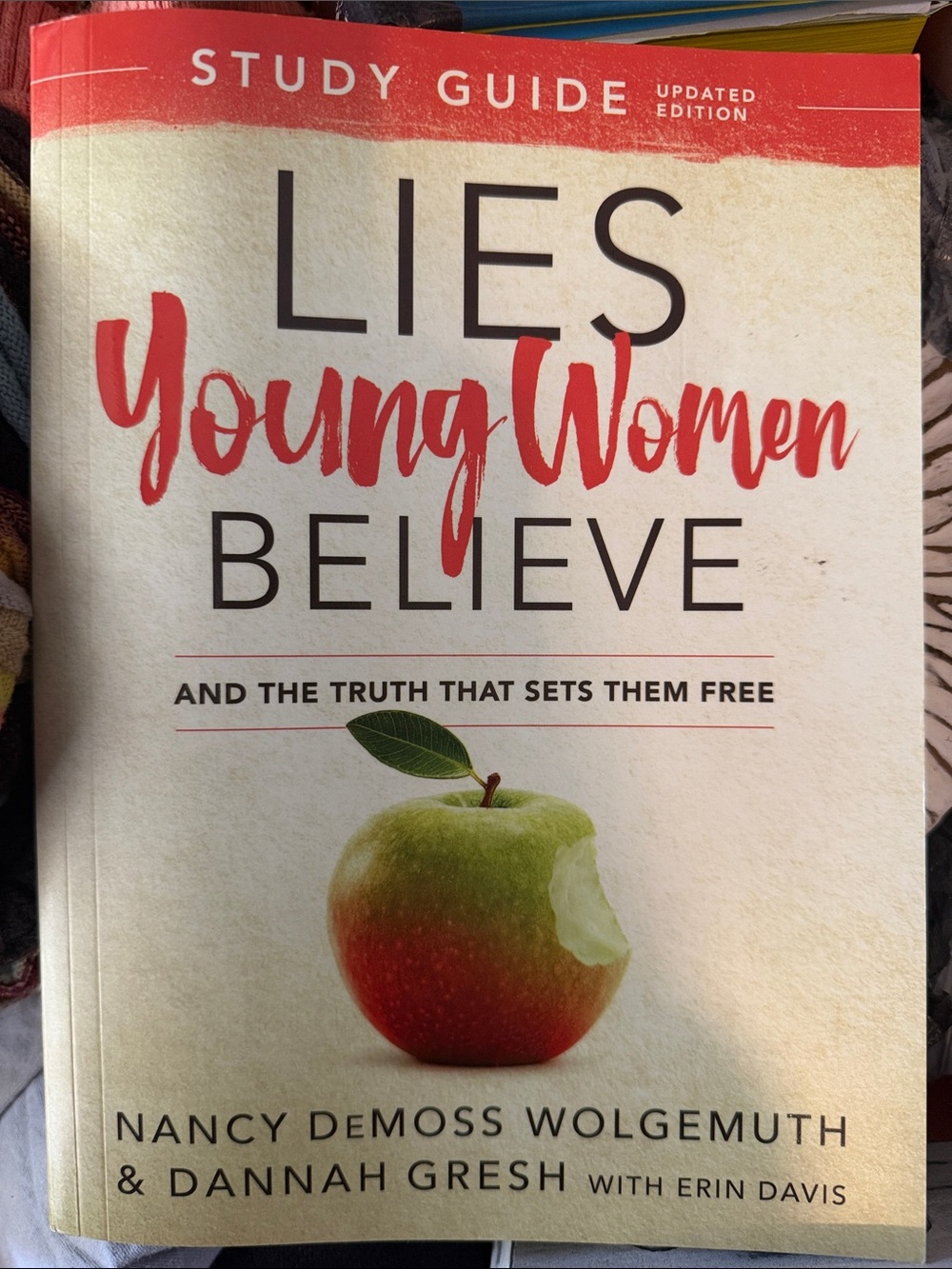 Lies Young Women Believe Study Guide - Green/Red Apple Cover